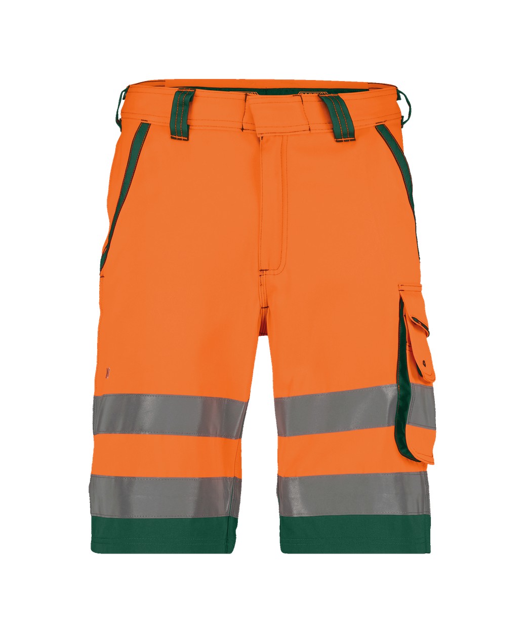 DASSY® Lucca in Neonorange/Flaschengrün – Vorderansicht