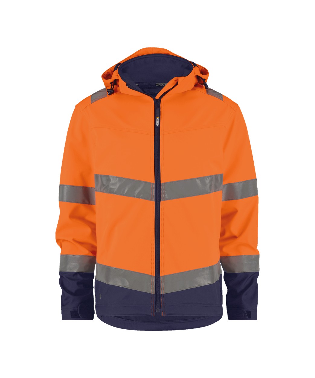 DASSY® Malaga in Neonorange/Dunkelblau – Vorderansicht
